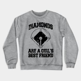 Diamonds Are A Girl's Best friend Crewneck Sweatshirt